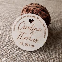 Aimant de remerciement pour mariage cadeau pour la mariée et le marié souvenir de la date