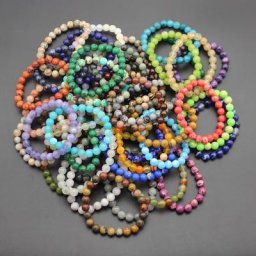 Bracelet en pierre de Quartz naturelle de 8mm Yoga Chakra énergie de guérison hématite ronde lave