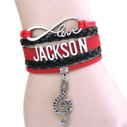 Bracelet Singer de l'artiste avec breloque itude Extron Love Michael JACKSON nouvel arrivage
