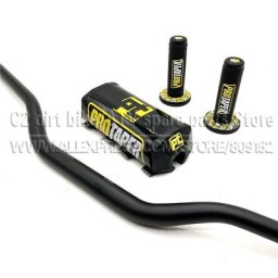 Guidon de moto avec poignées coniques PRO kit de barre coussinets PT pour CRF YZF WRF KXF