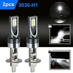 Ampoules de sauna à LED H1 antibrouillard de voiture blanc lampe de conduite de jour et de nuit