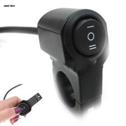Phare antibrouillard étanche avec interrupteur marche/arrêt sur le guidon de la moto 12V