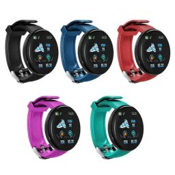 Bracelet connecté D18S Ip65 étanche avec écran tactile couleur moniteur de pression artérielle