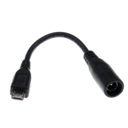 Câble d'alimentation micro USB femelle vers mâle adaptateur 15W pour tablette et haut-parleur du