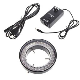 Lampe illuminateur annulaire réglable 60 ° pour Microscope à ZOOM stéréo prise ue W310