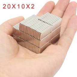 Aimant néodyme super injuste aimants magnétiques en continu N35 NdFeB nuits bain 20mm x 10mm x