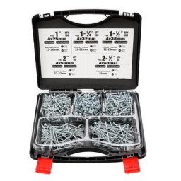 Kit de vis à trou de poche autotaraudeuses tournevis carré SQ2 embout de tournevis étui de