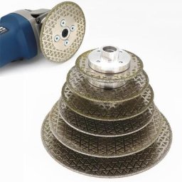 Meuleuse d'angle M14 roue de coupe lame de scie diamant brasé sous vide disque de meulage pour