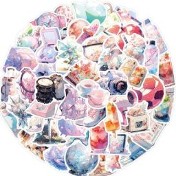 Autocollants mignons et drôles de style INS pour enfant stickers de dessin animé bagage