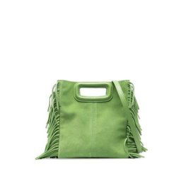 Maje Sac à main en daim à franges