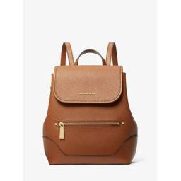 MICHAEL Michael Kors Sac à dos Harrison en cuir saffiano de taille moyenne