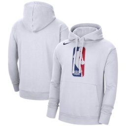 Sweat à capuche NBA Nike Team 31 Logoman - Blanc - Homme - Homme Taille: S