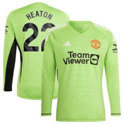 Maillot de gardien de but Manchester United Domicile 2023-24 avec flocage Heaton 22