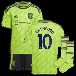 Mini troisième tenue Manchester United 2022-23 avec flocage Rashford 10