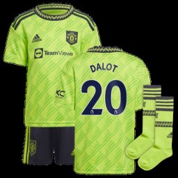 Mini troisième tenue Manchester United 2022-23 avec flocage Dalot 20