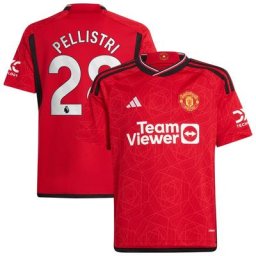 Maillot Domicile Manchester United 2023-24 - Enfant avec flocage Pellistri 28
