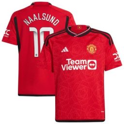 Maillot Domicile Manchester United WSL 2023-24 - Enfant avec flocage Naalsund 16