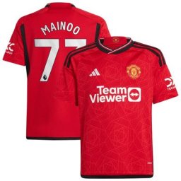 Maillot Domicile Manchester United 2023-24 - Enfant avec flocage Mainoo 73