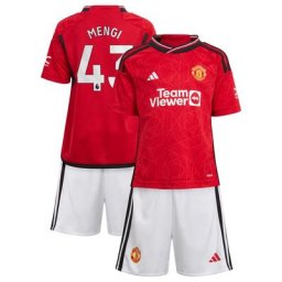 Mini tenue Domicile Manchester United 2023-24 avec flocage Mengi 43