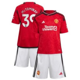 Mini tenue Domicile Manchester United 2023-24 avec flocage McTominay 39