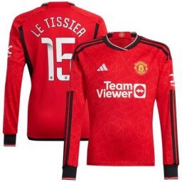 Maillot Domicile Manchester United 2023-24 - Enfant - Manches longues avec flocage Le Tissier 15