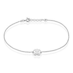 Chaîne De Cheville Maylie Argent Blanc