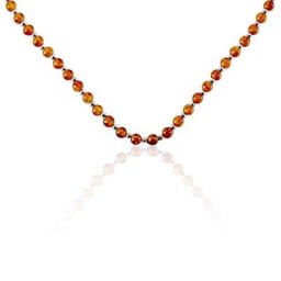 Collier Costin Argent Ambre