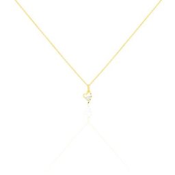 Collier Romance Or Jaune Oxyde De Zirconium