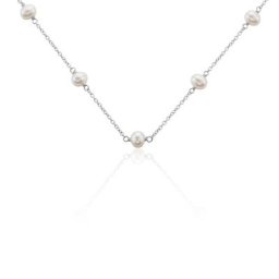 Collier Tanis Argent Perle De Culture