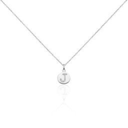 Collier Argent Eugenien Oxydes De Zirconium