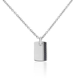 Collier Lovaina Acier Blanc