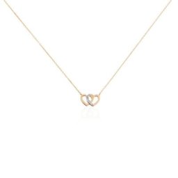 Collier Or Rose Valiere Diamants