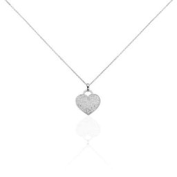 Collier Achilles Argent Blanc Oxyde De Zirconium