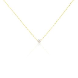 Collier Or Jaune Fliep Perle De Culture