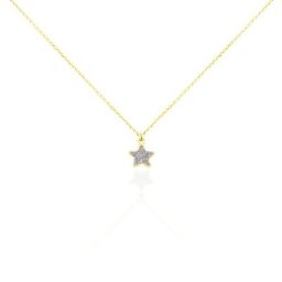 Collier Chirine Etoile Or Jaune