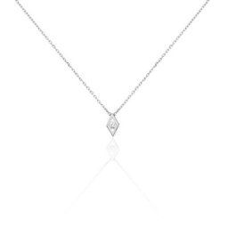 Collier Eirena Or Blanc Diamant