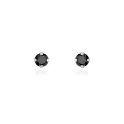 Boucles D'oreilles Puces Daria Or Blanc Oxyde De Zirconium
