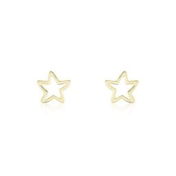 Boucles D'oreilles Puces Alphonsine Etoile De Mer Or Jaune