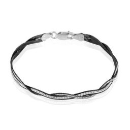 Bracelet Anaiz Argent Blanc