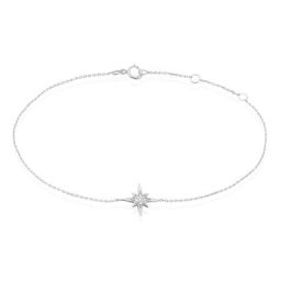 Bracelet Aveline Or Blanc Diamant