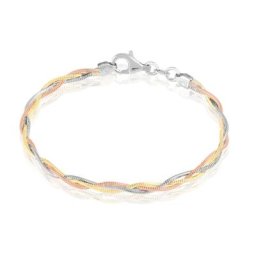 Bracelet Eira Argent Tricolore