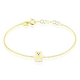 Bracelet Mae Ourson Or Jaune