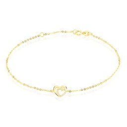 Bracelet Constancia Or Jaune Oxyde De Zirconium