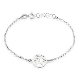 Bracelet Argent Blanc Colombina
