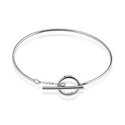 Bracelet Jonc Marie-capucine Argent Blanc