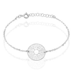 Bracelet Lauretta Argent Blanc