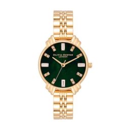 Montre Olivia Burton Art Deco Vert
