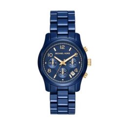 Montre Michael Kors Fossil Runway Bleu