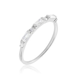 Bague Irenion Argent Blanc Oxyde De Zirconium