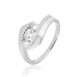 Bague Barbara Or Blanc Diamant